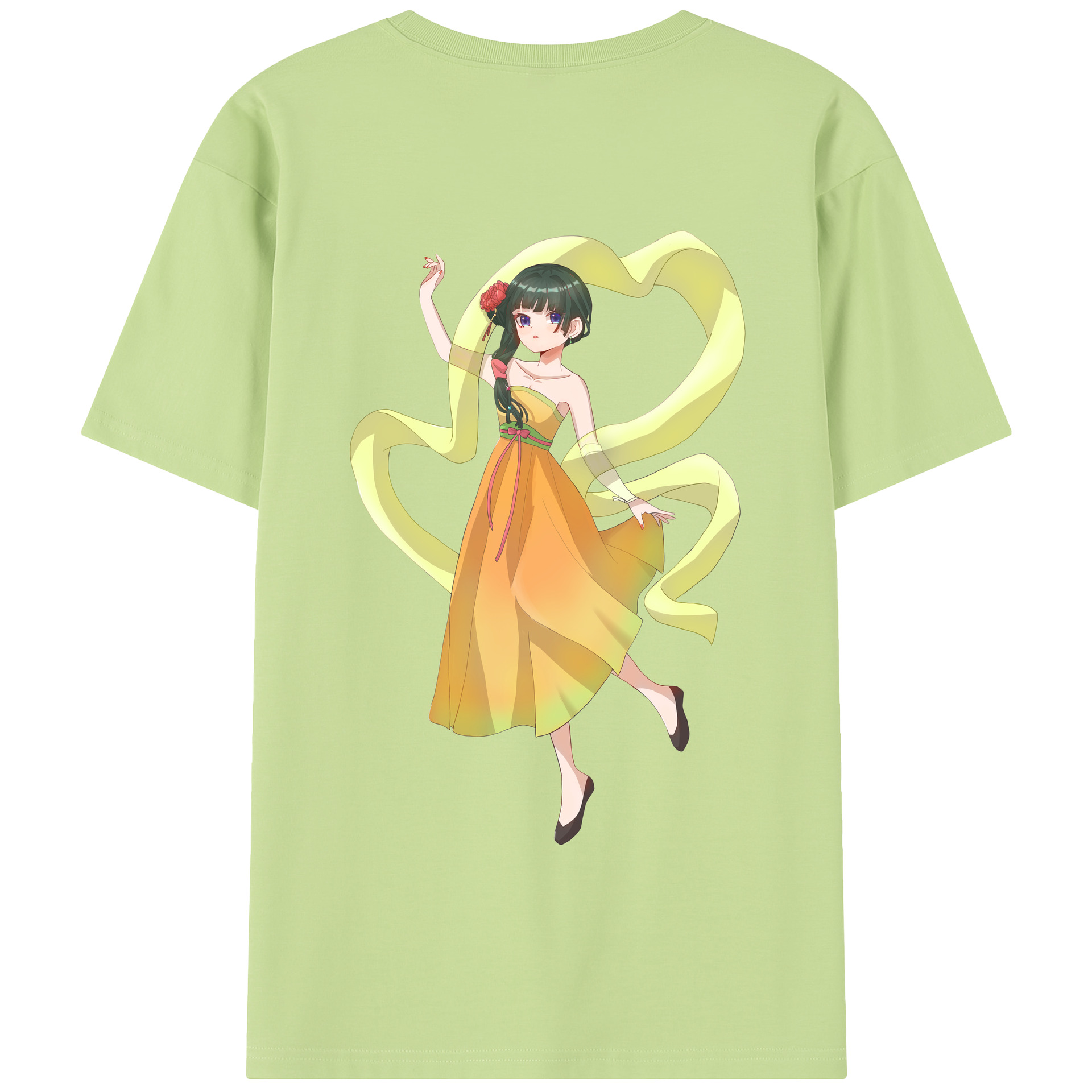 （画像用） 薬屋のひとりごと The Apothecary Diaries 綿100％半袖Tシャツ（背面プリント）
